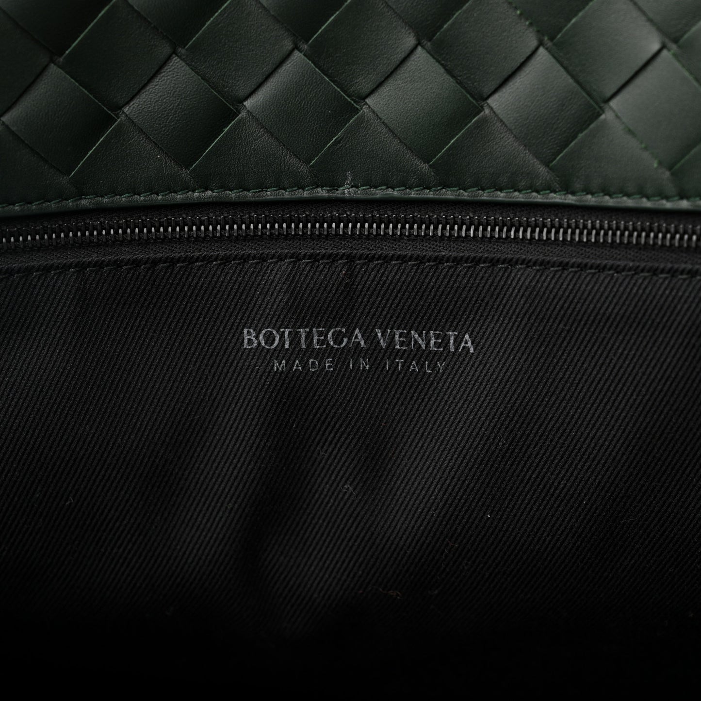Nappa Intrecciato Tote Pine
