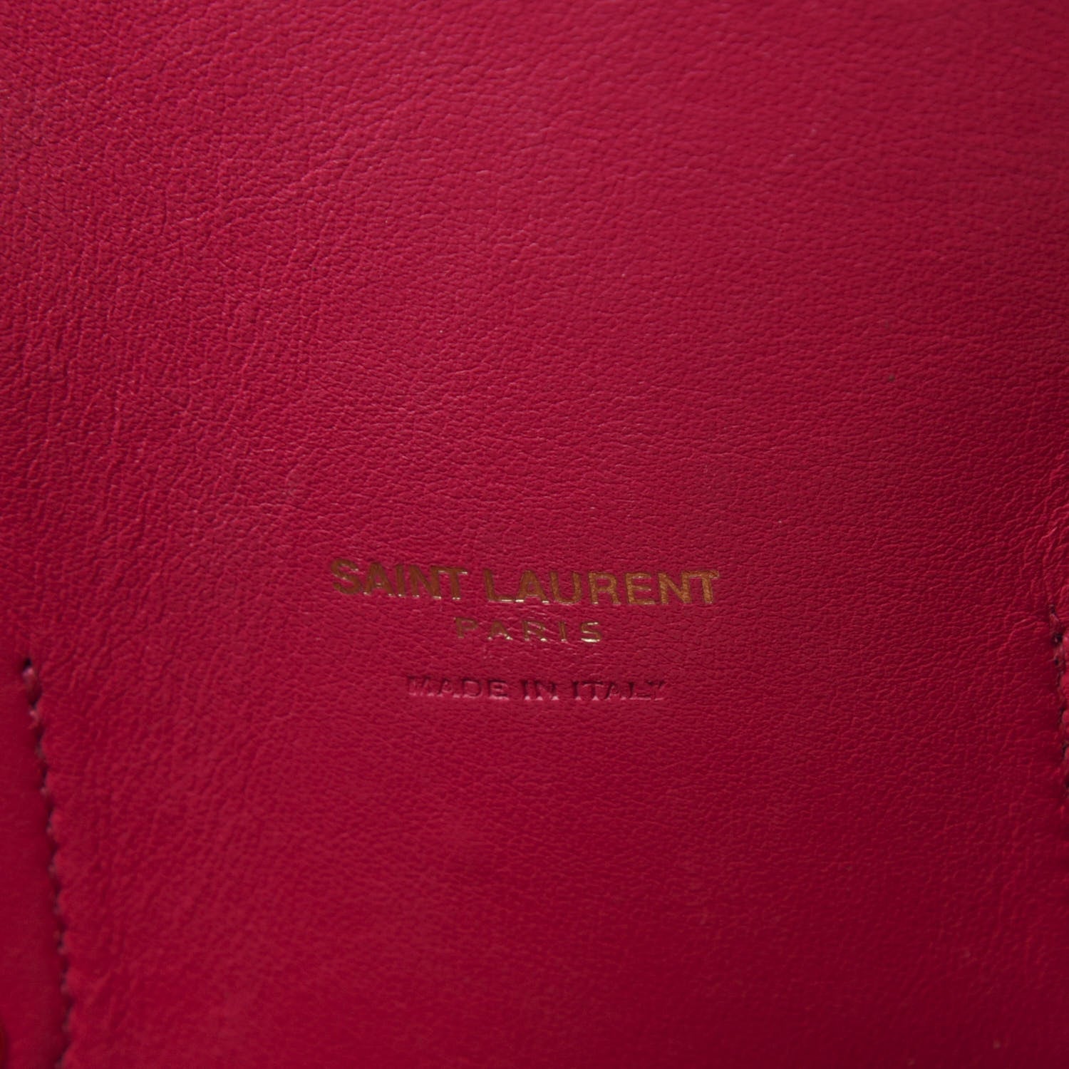 Saint Laurent Calfskin Small Sac De Jour Black Fuchsia 8 of 12