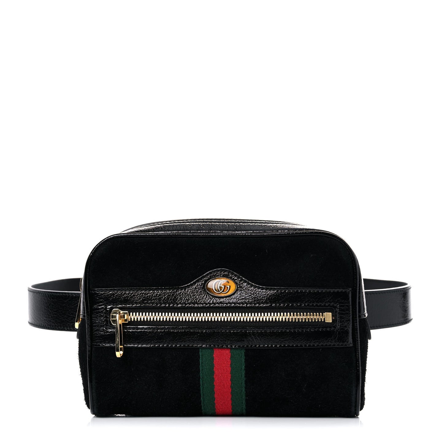 Suede Patent Ophidia Belted iPhone Case 85 34 Black