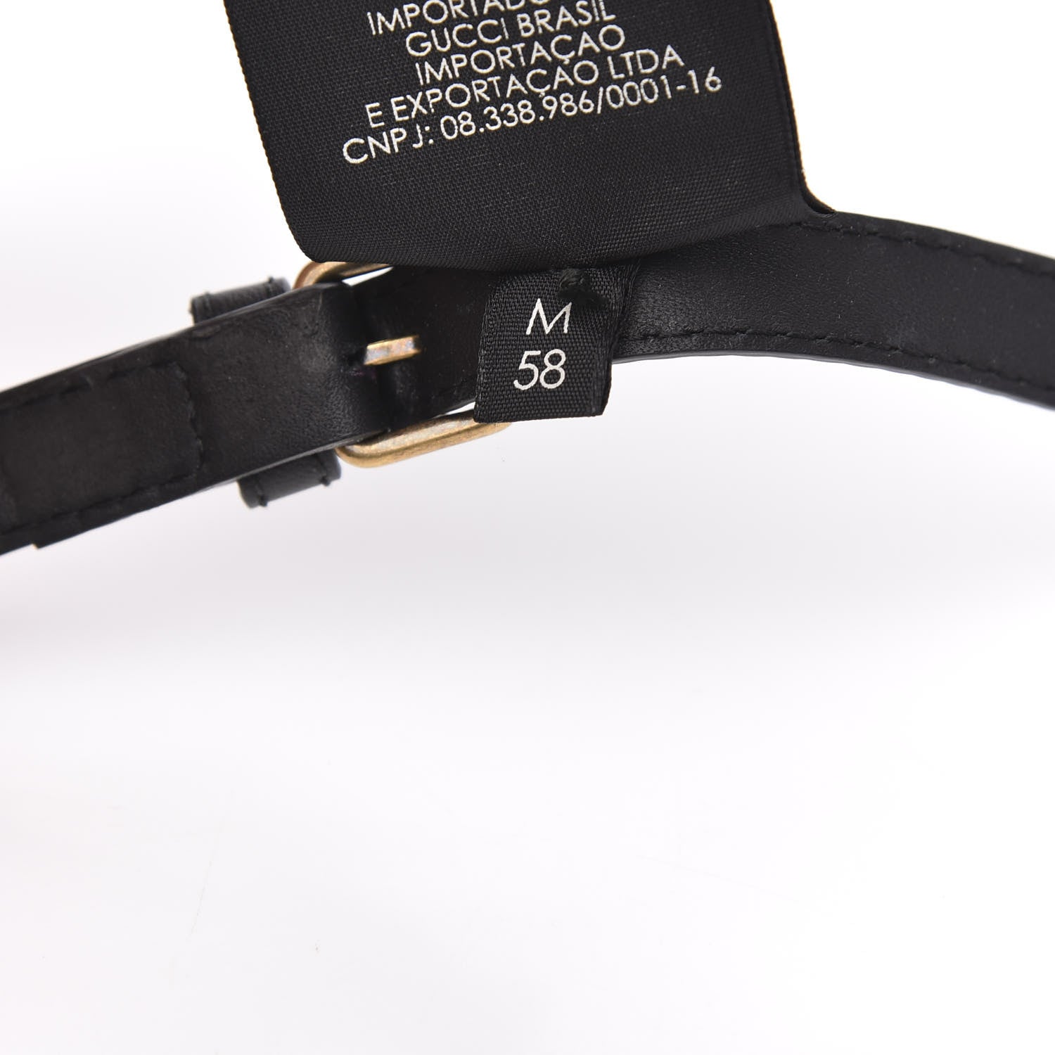 Gucci Calfskin Vinyl GG Visor M Black Multicolor 6 of 6