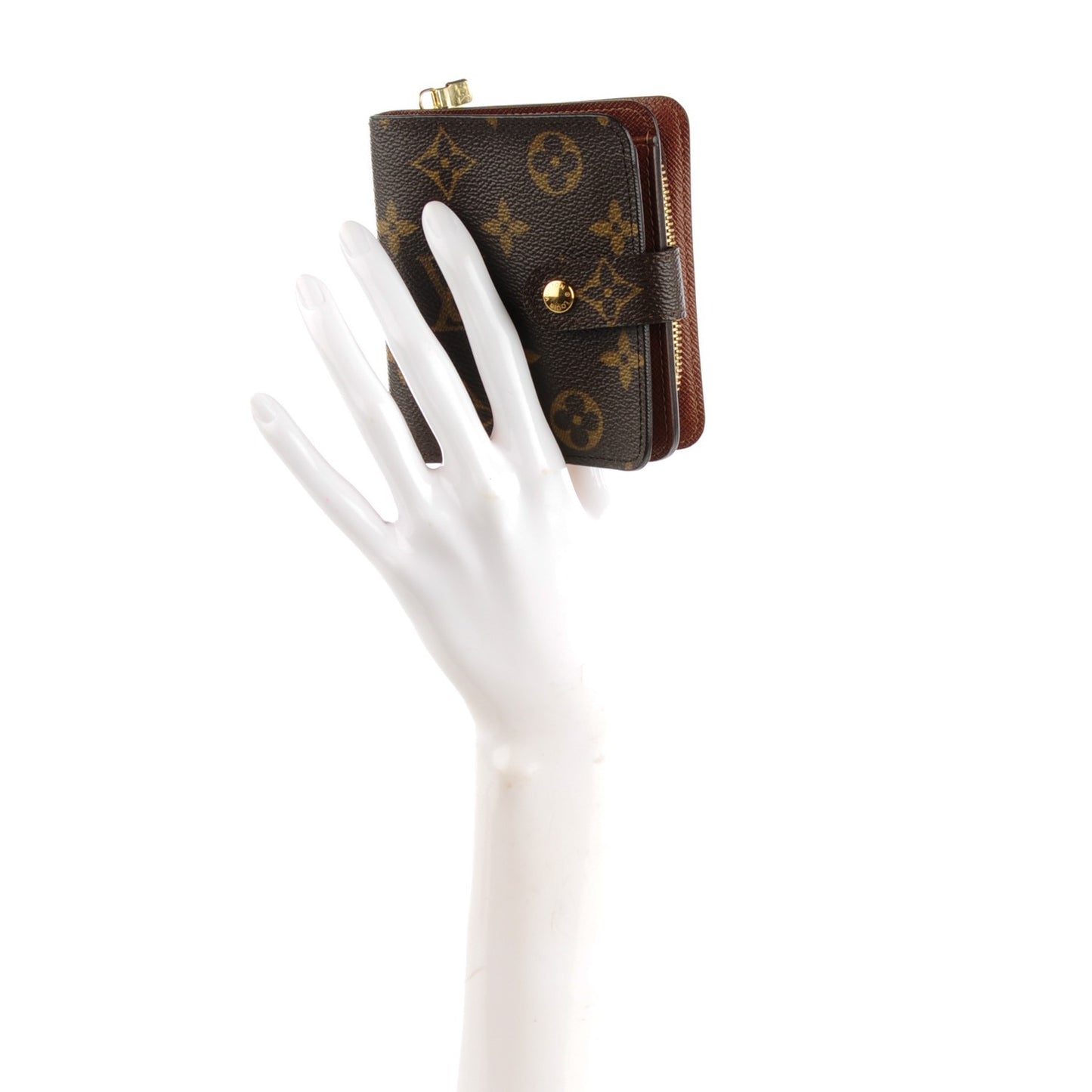 Monogram Compact Zippe Zipped Wallet