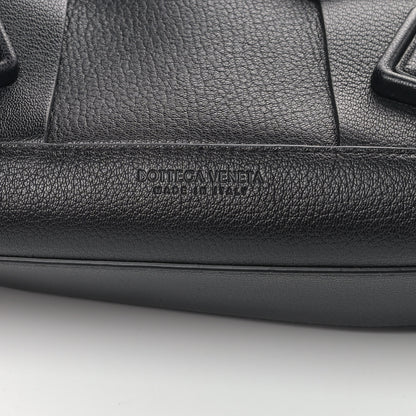 Bottega Veneta Grained Calfskin Maxi Intrecciato Medium Arco Black 6 of 11