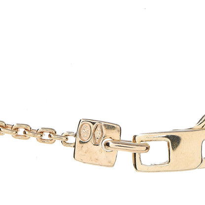 Louis Vuitton 18K Yellow Gold Diamond ID Nameplate Necklace 7 of 7