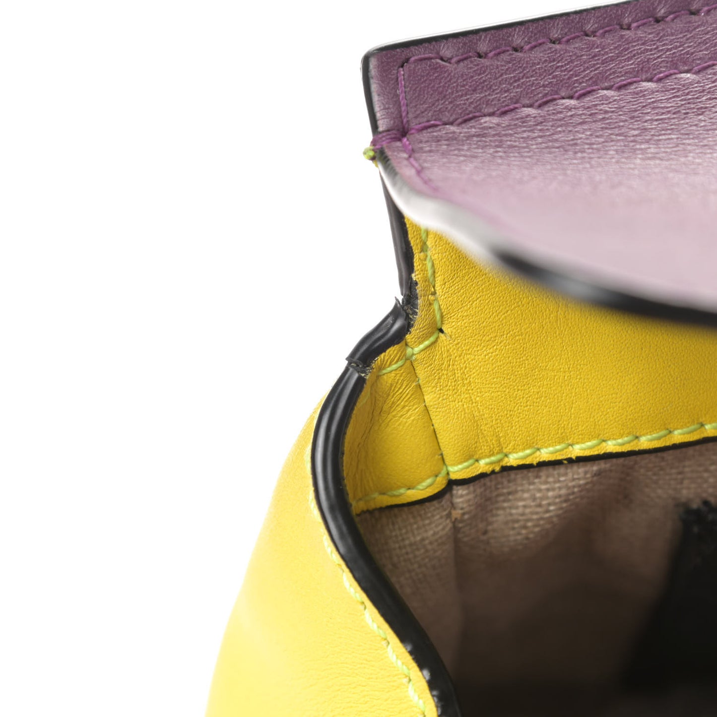 Calfskin Medium Palazzo Empire Colorblock Crossbody Bag Multicolor