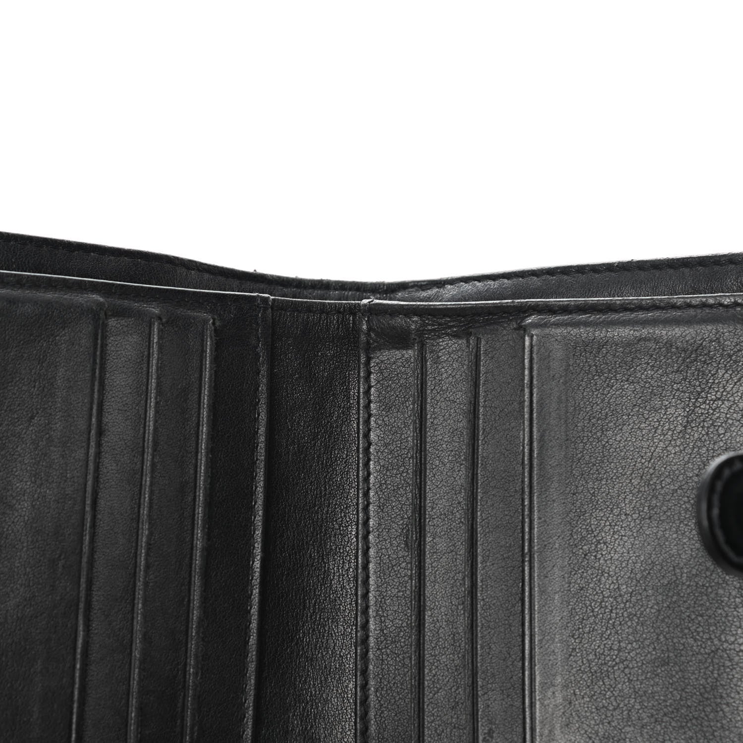 Chanel Patent Quilted Brilliant French Flap Wallet Black 9 of 14