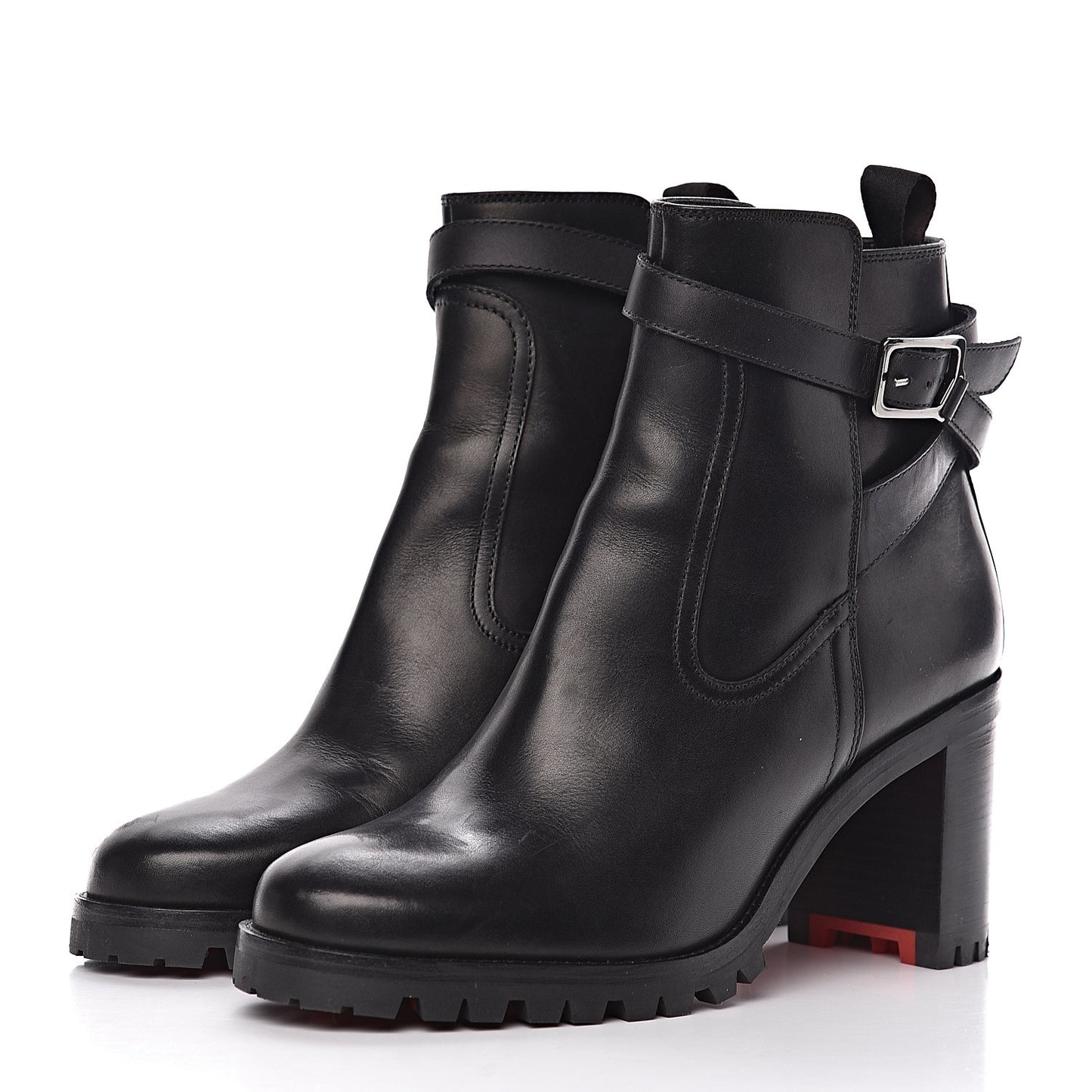 Calfskin Trapeurdekoi 70 Ankle Boots 38 Black