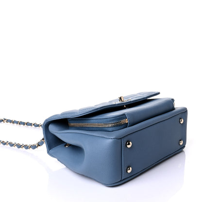 Chanel Caviar Quilted Medium Business Affinity Flap Blue 3 of 5