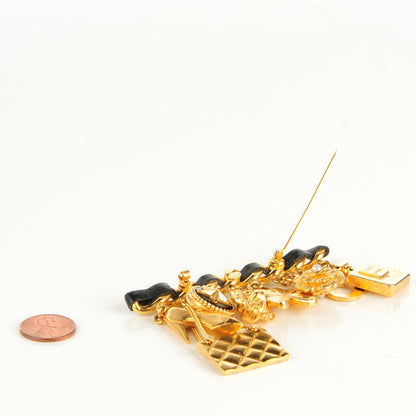 Chanel Lucky Charms Brooch Gold 3 of 5