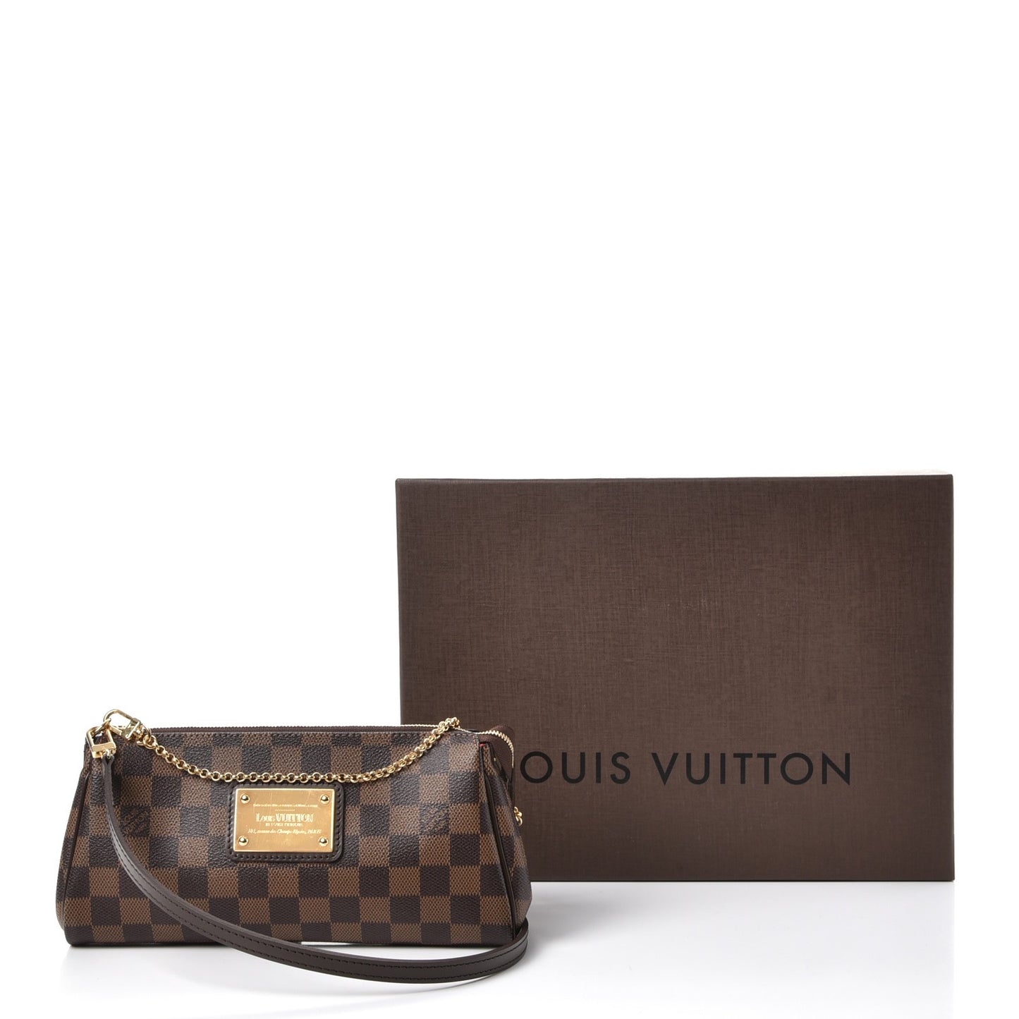 Damier Ebene Eva Clutch