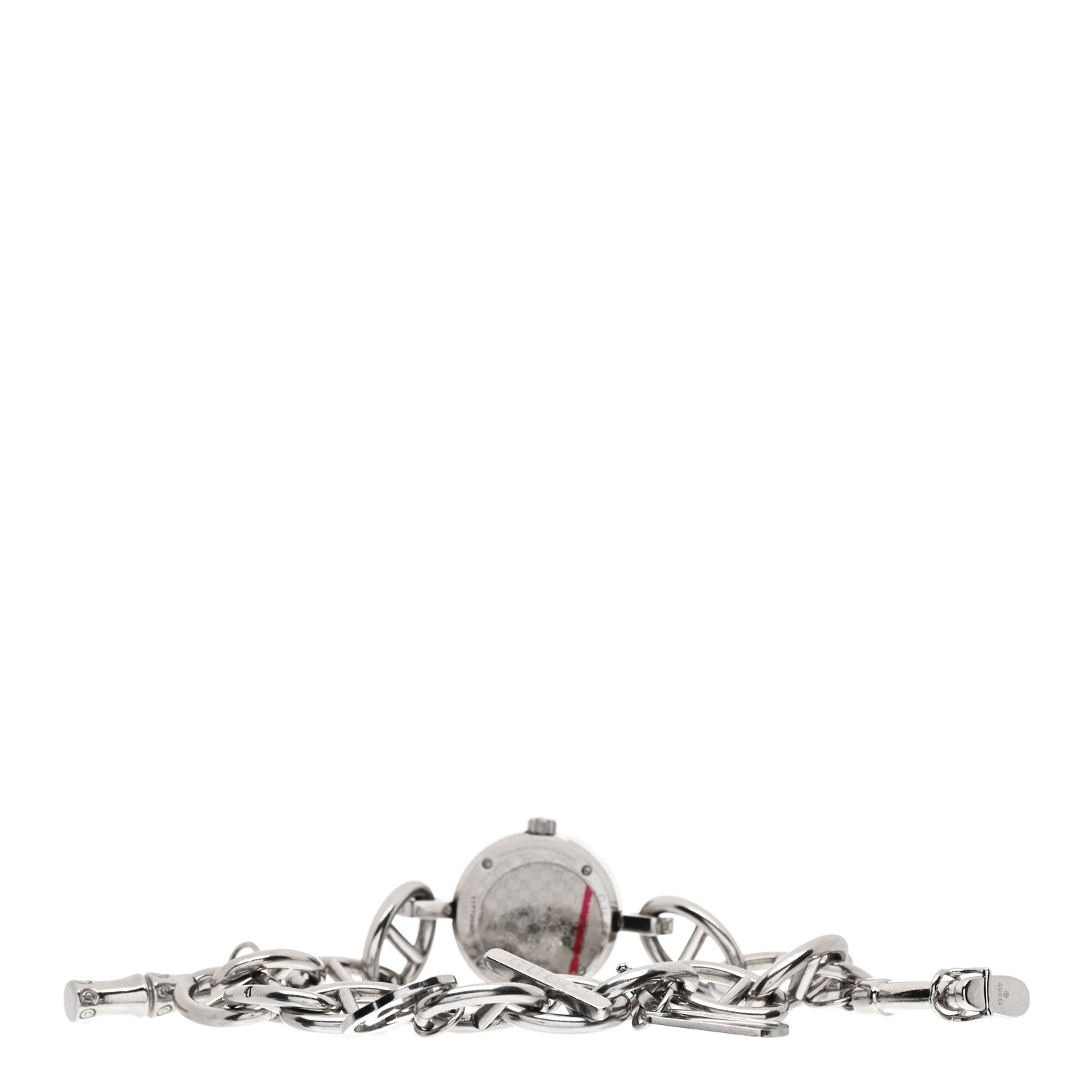 Gucci Stainless Steel Diamond 22mm G Charms Quartz Watch 3 of 6