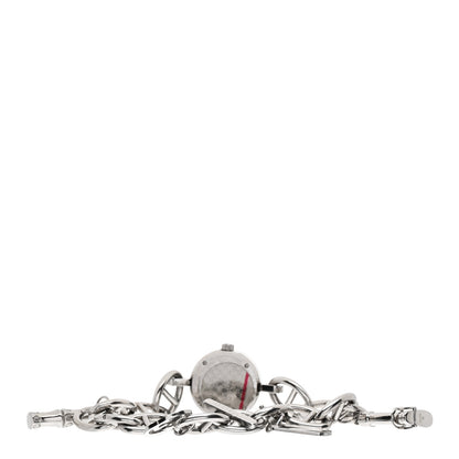 Gucci Stainless Steel Diamond 22mm G Charms Quartz Watch 3 of 6