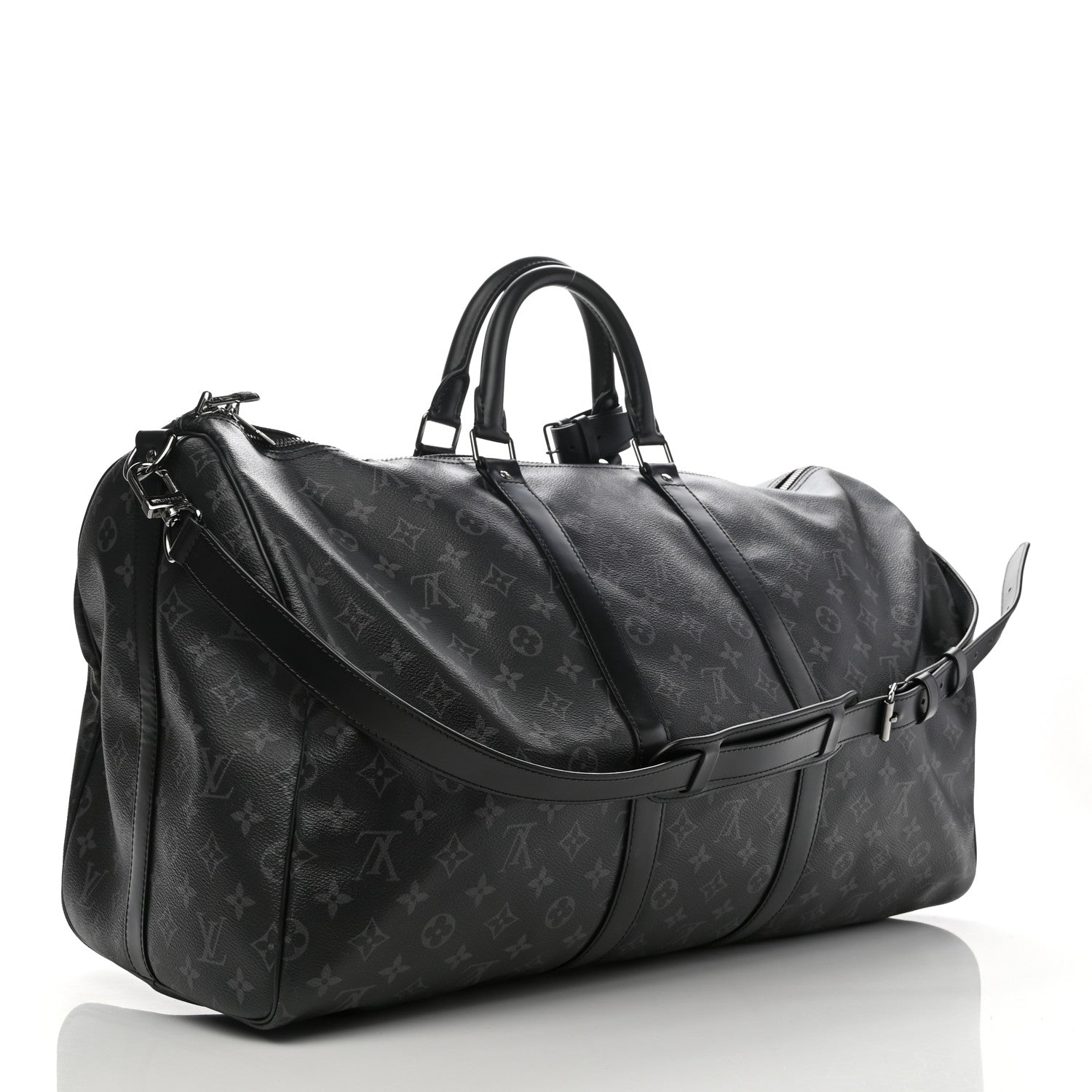 Louis Vuitton Monogram Eclipse Keepall Bandouliere 55 3 of 9