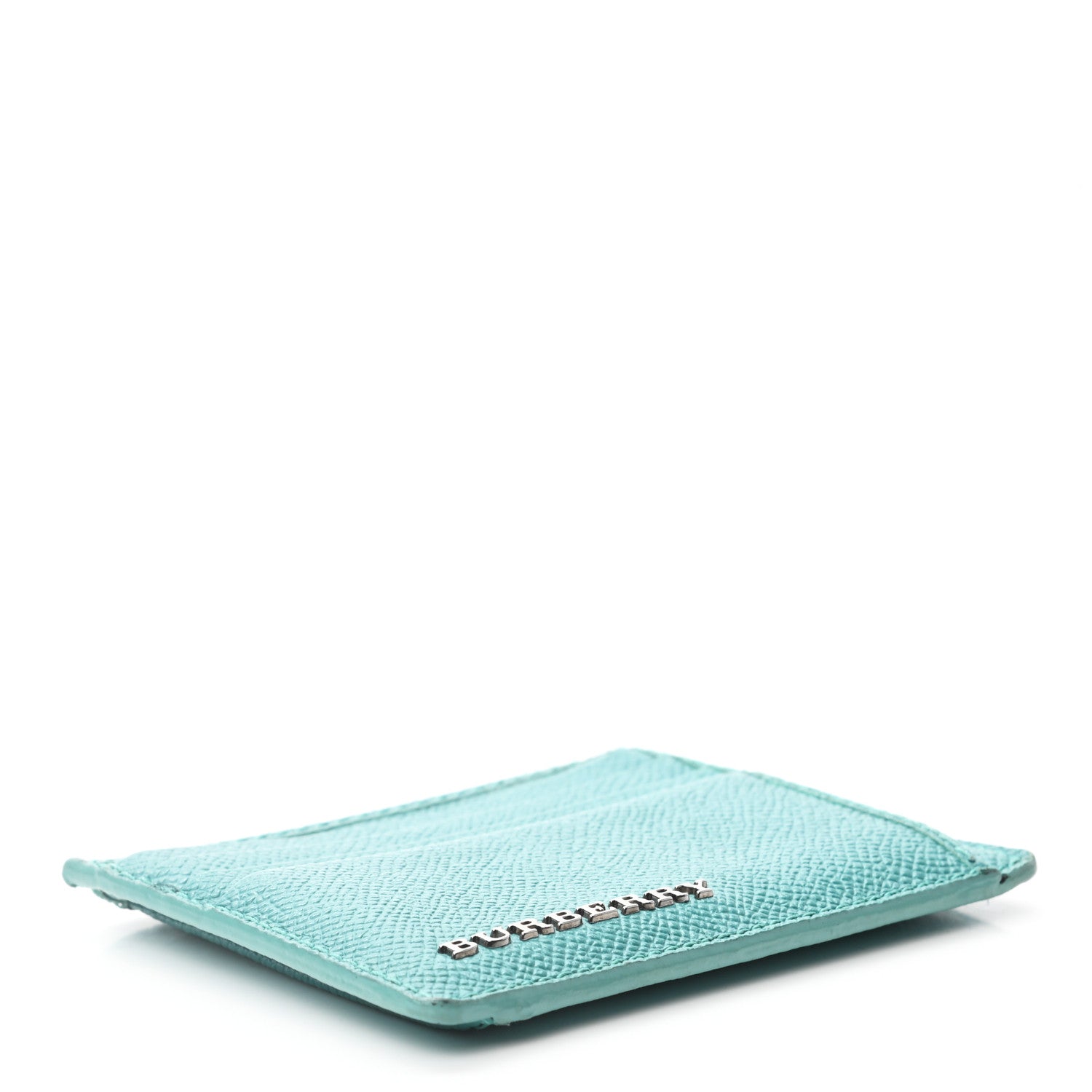 Burberry Calfskin Card Holder Blue 4 of 6