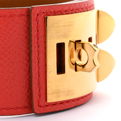 Hermes Epsom Collier De Chien CDC Bracelet S Rose Jaipur 6 of 8