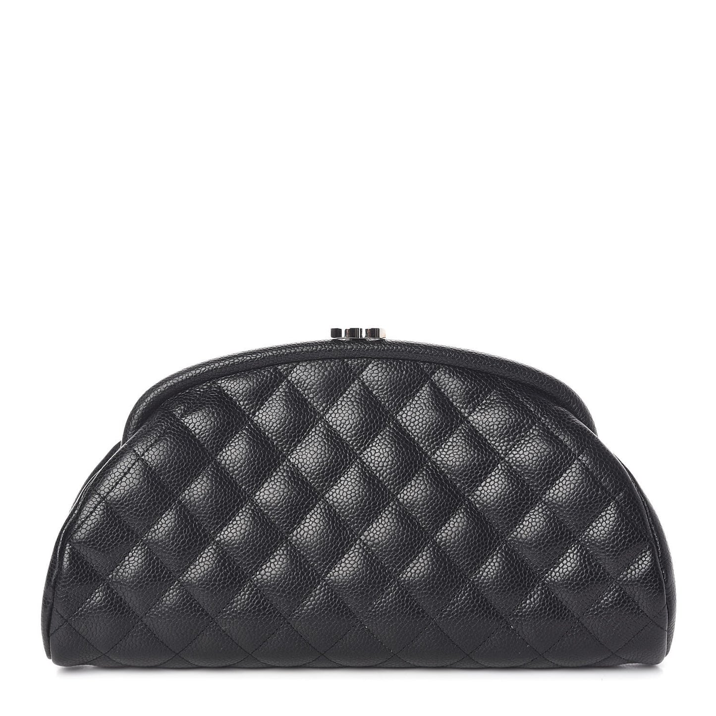 Caviar Quilted Timeless Clutch Black
