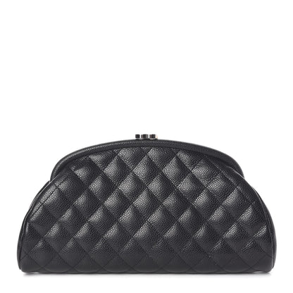 Chanel Caviar Quilted Timeless Clutch Black 1 of 8
