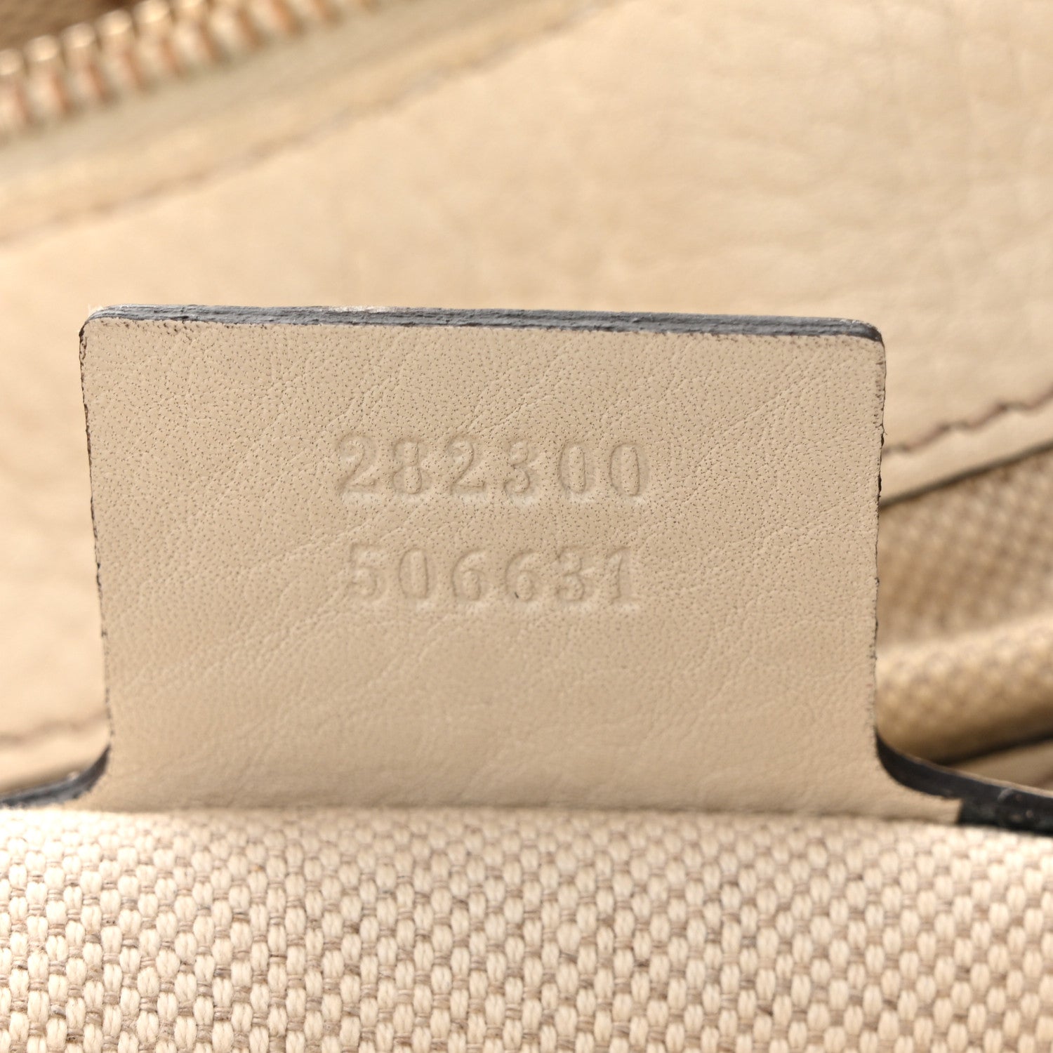 Gucci Monogram GG Canvas Small Bella Top Handle Bag Off White 7 of 10