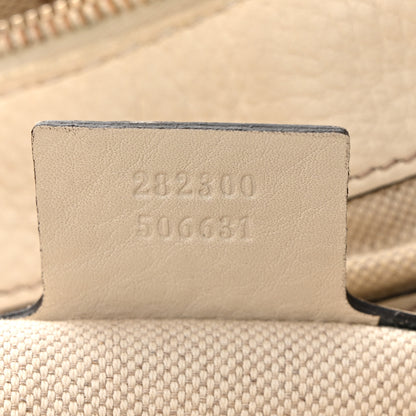 Gucci Monogram GG Canvas Small Bella Top Handle Bag Off White 7 of 10