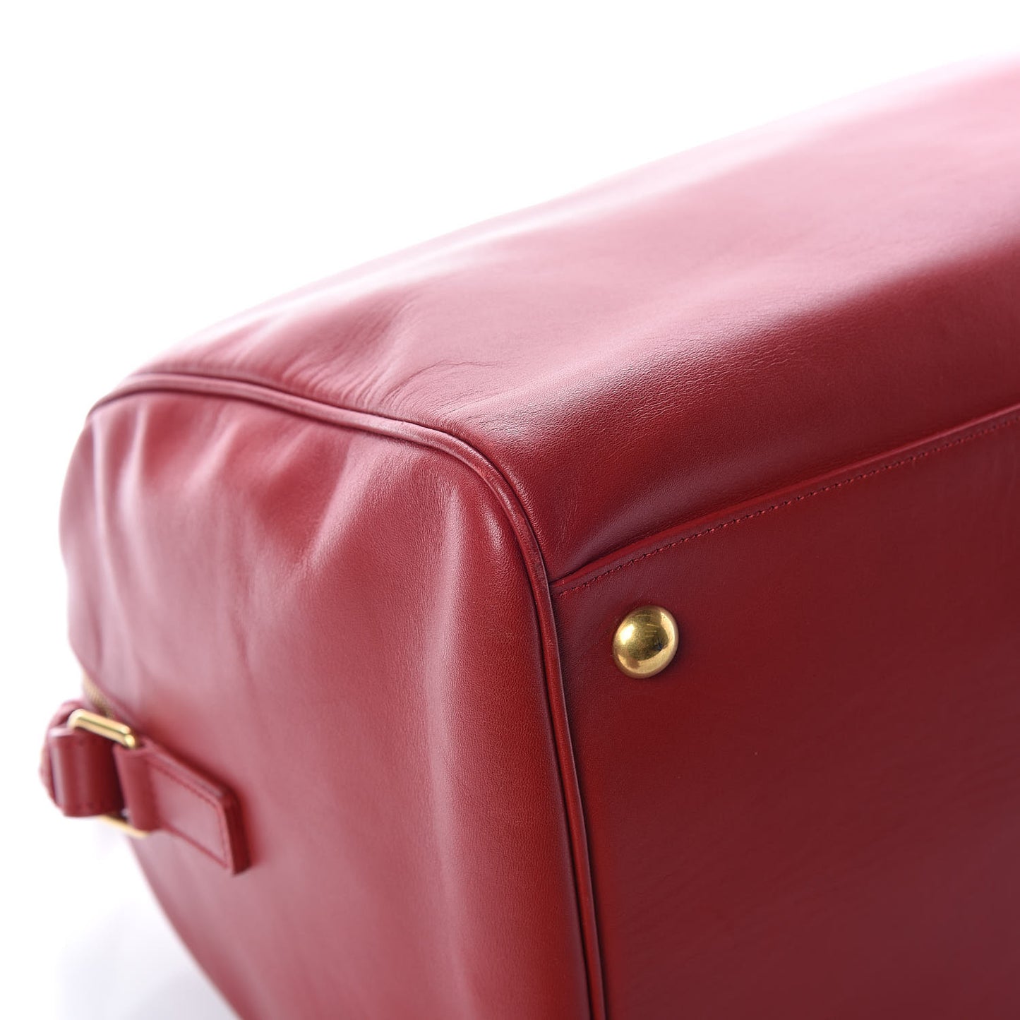 Calfskin Classic Duffle 12 Red