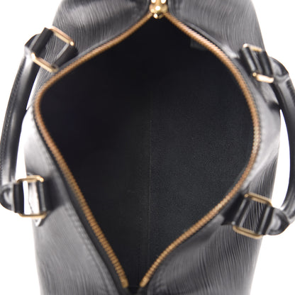 Louis Vuitton Epi Speedy 25 Black 5 of 17
