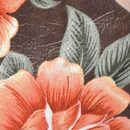 Balenciaga Agneau Floral Print Blanket Pouch Orange 8 of 9