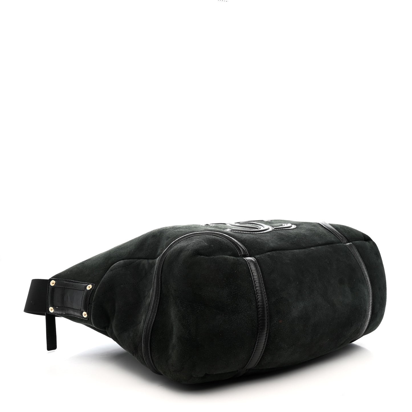 Suede Sparkling Winter Messenger Black