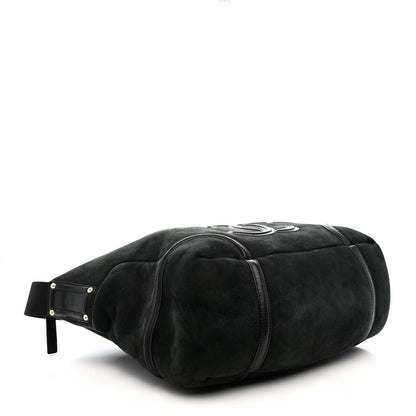 Chanel Suede Sparkling Winter Messenger Black 4 of 14