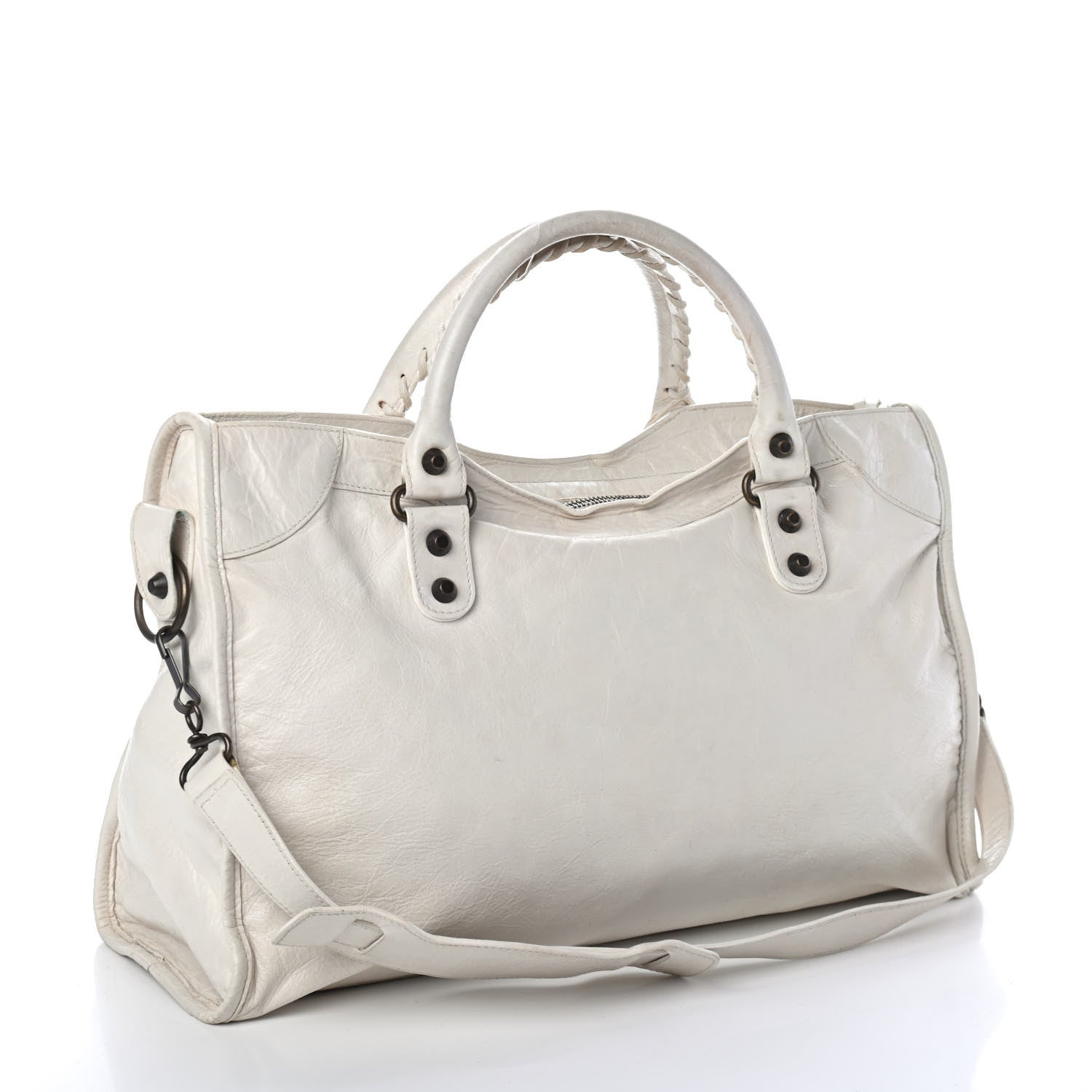 Balenciaga Chevre Classic Hardware City White 2 of 4