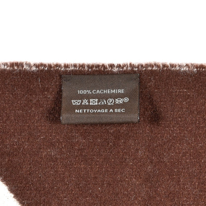 Hermes Cashmere Casaque Charms Muffler Brun Chocolat Ivoire 3 of 4
