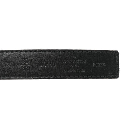Louis Vuitton LOUIS VUITTON Mini Damier Ebene 25mm LV Initiales Belt 80 32 5 of 7
