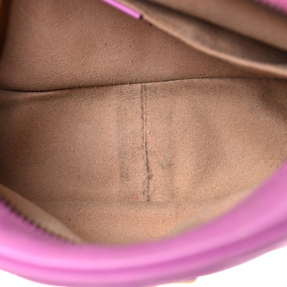 Gucci Calfskin Matelasse Mini GG Marmont Chain Shoulder Bag Candy Mousse 12 of 23