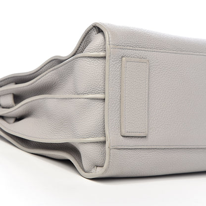 Saint Laurent Grained Calfskin Small Supple Sac De Jour Grey 16 of 20