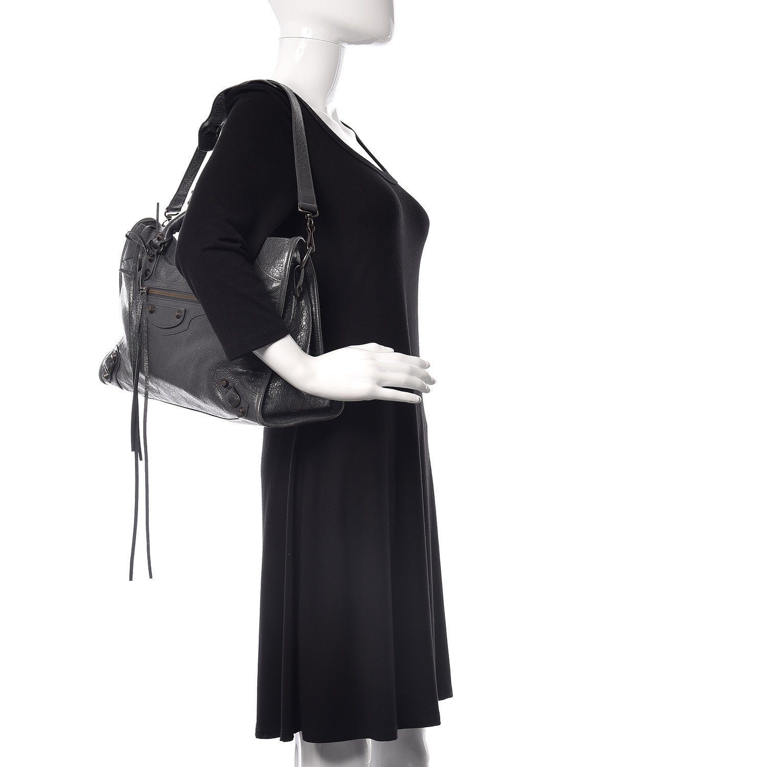 Balenciaga Agneau Classic Hardware City Gris Fossile 2 of 10