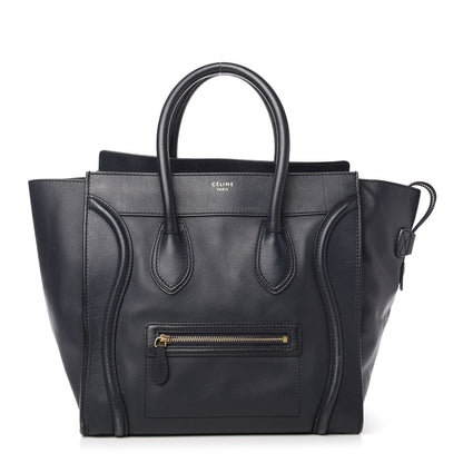 Celine Smooth Calfskin Mini Luggage Navy Blue 1 of 10
