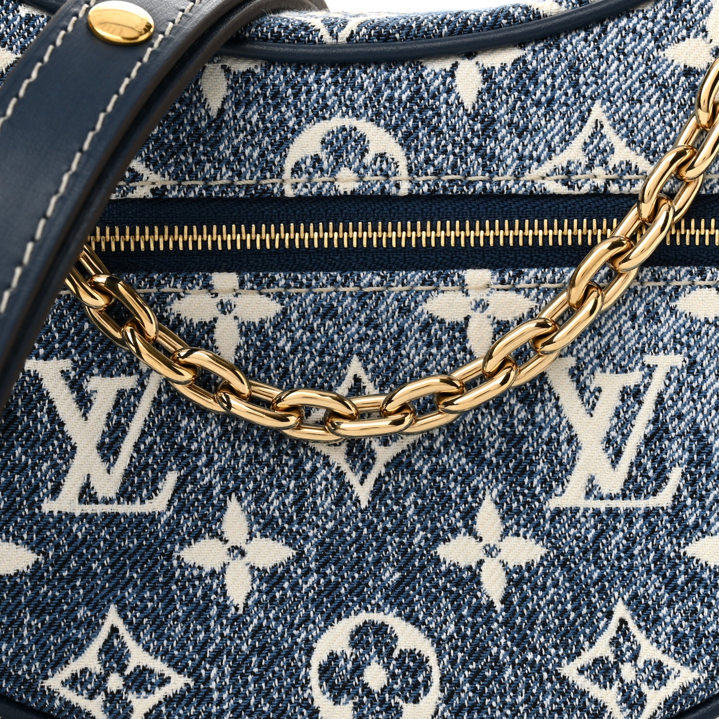 Monogram Jacquard Denim Loop Bleu