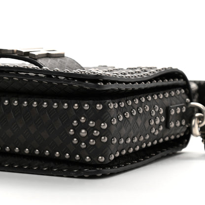 Christian Dior Calfskin Studded Dio(r)evolution Flap Bag Black 10 of 10