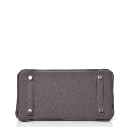 Hermes Togo Birkin 25 Etain 6 of 33