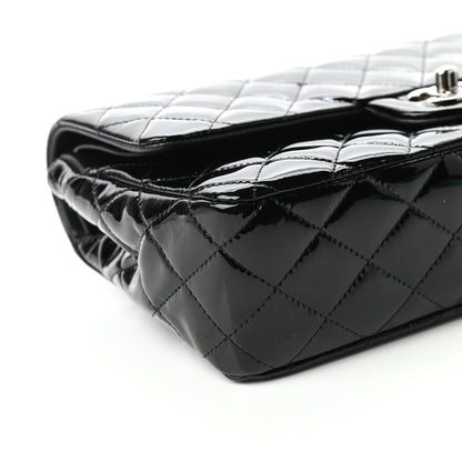 Chanel Patent Quilted Medium Double Flap Black 8 of 10