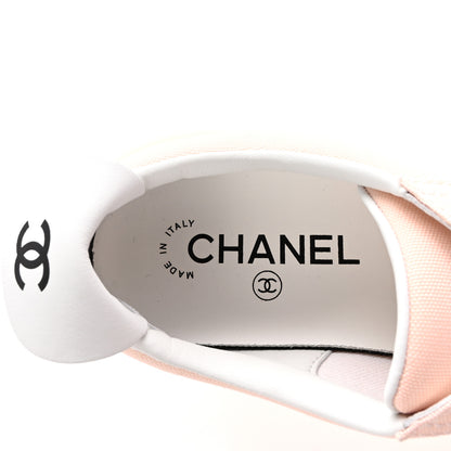 Chanel Canvas Womens Sneakers 38 Light Pink 10 of 10