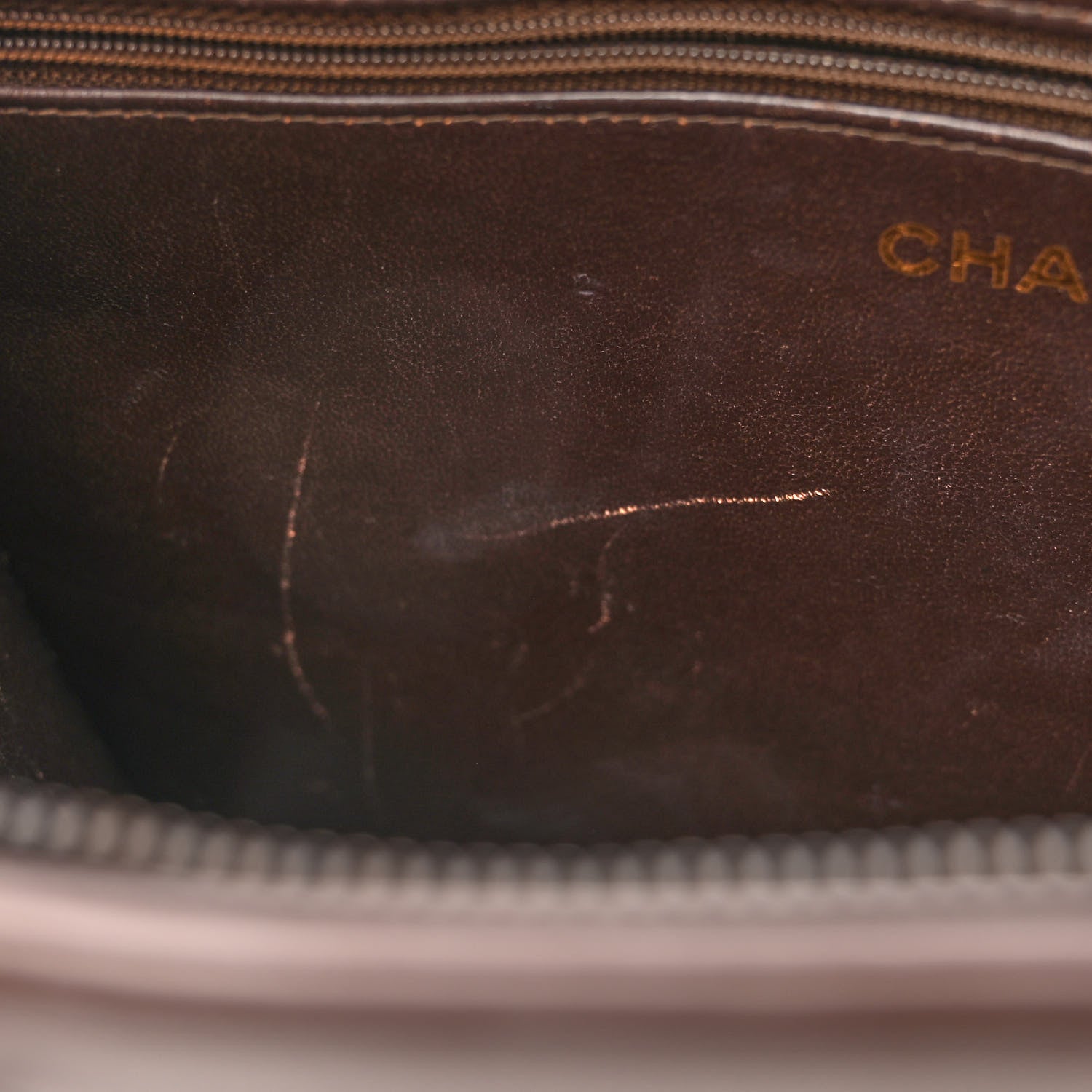 Chanel Lambskin CC Top Handle Bag Dark Brown 16 of 24