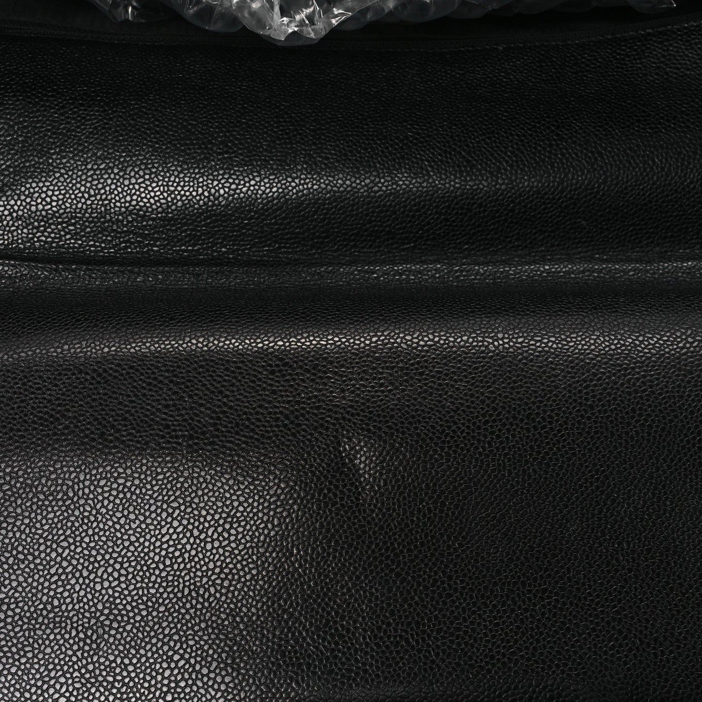 Caviar Flap XL Shoulder Bag Black