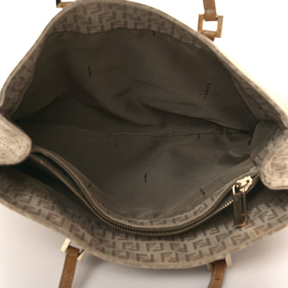 Fendi Zucchino Vitello Tote Beige Tortora 4 of 8