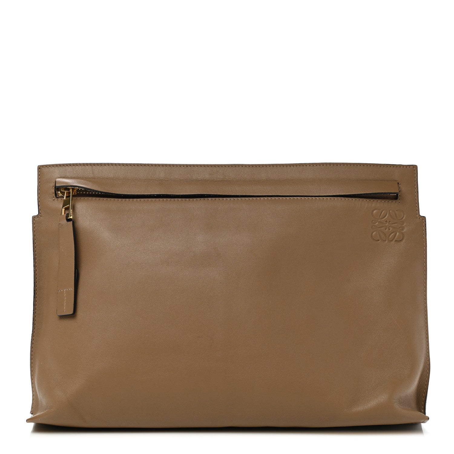Loewe Calfskin T Pouch Mink 1 of 11