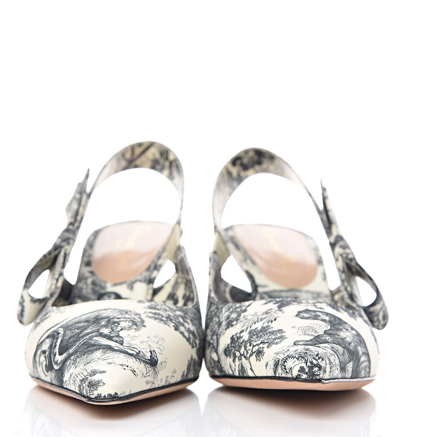 Toile De Jouy Sweet D Slingback Pumps 39 Off White Black