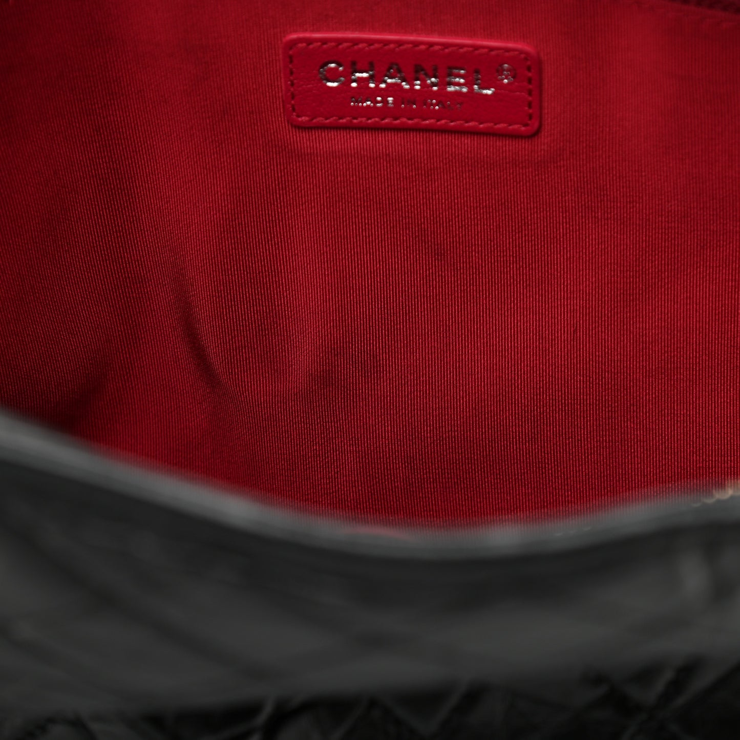 Aged Calfskin Quilted Maxi Gabrielle Hobo Black