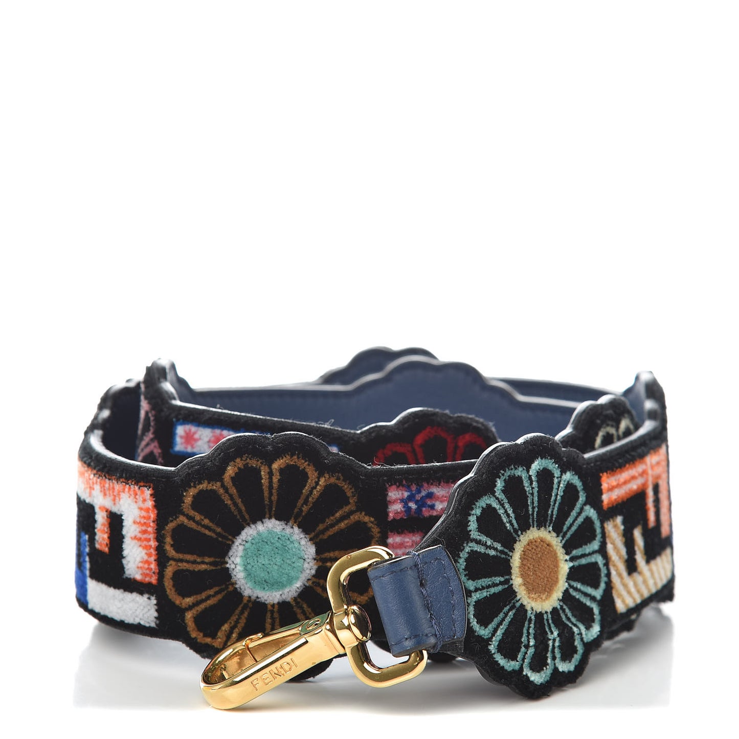 Velvet Tapestry Fun Fair Strap You Black Navy Multicolor