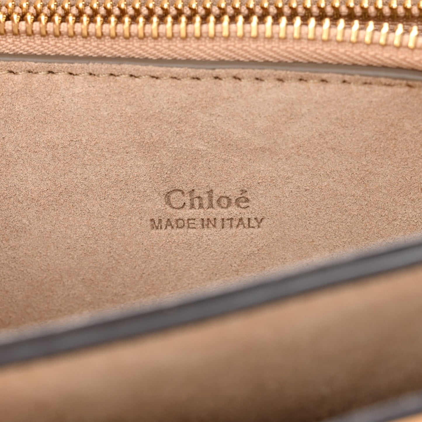 Suede Calfskin Medium Faye Shoulder Bag Misty Beige