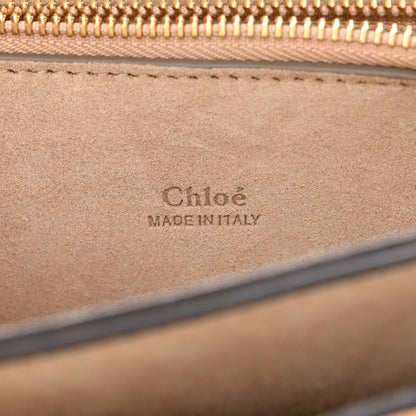 Chloe Suede Calfskin Medium Faye Shoulder Bag Misty Beige 5 of 7