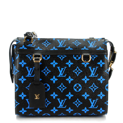 Louis Vuitton Colored Monogram Speedy Amazon PM Blue Black 1 of 7