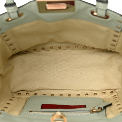 Valentino Garavani Vitello Mini Rockstud Tote Green Tea Sorbet 5 of 10